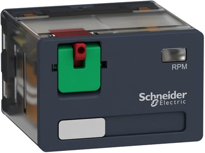 Schneider Electric Power plug-in relay, 15 A, 4 CO, 230 V AC RPM41P7