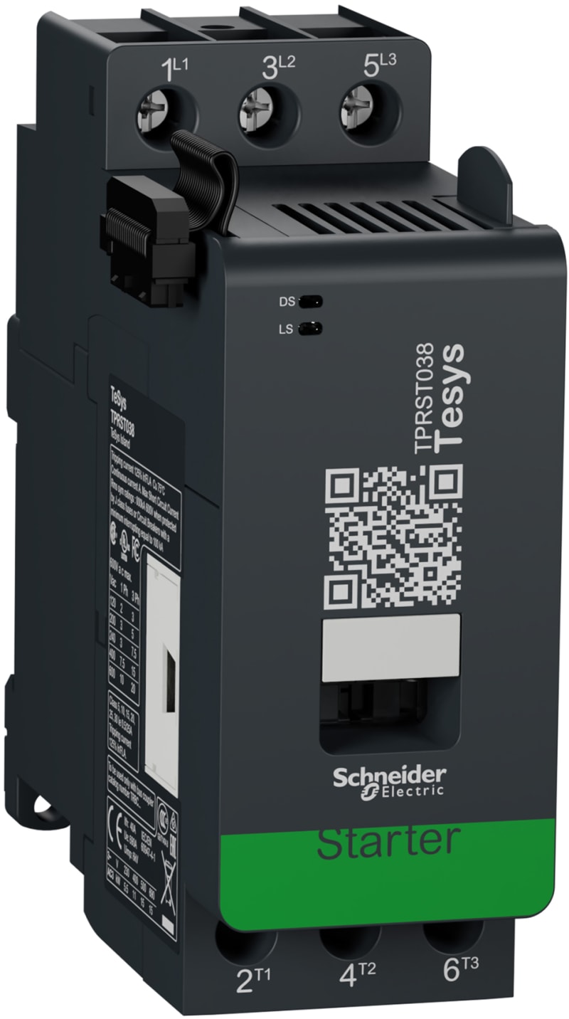 Schneider Electric Direct online starter, TeSys island, 40A AC-1, 38A AC-3, 18.5kW / 20hp TPRST038