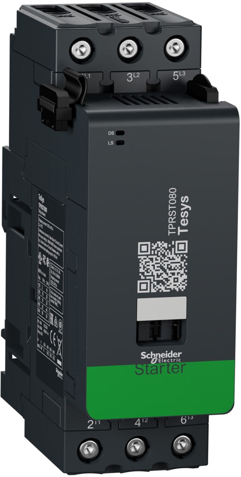 Schneider Electric Direct online starter, TeSys island, 80A AC-1, 66A AC-3, 37kW / 40hp TPRST080