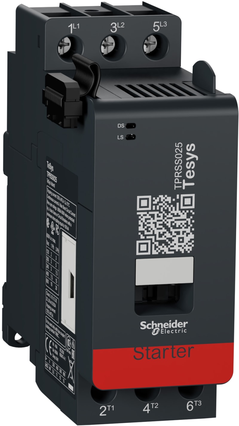 Schneider Electric Direct online SIL starter, TeSys island, 30A AC-1, 25A AC-3, 11kW / 15hp TPRSS025