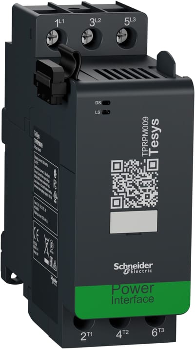Schneider Electric Power interface module, TeSys island, 15A AC-1, 9A AC-3, 4kW / 5hp TPRPM009
