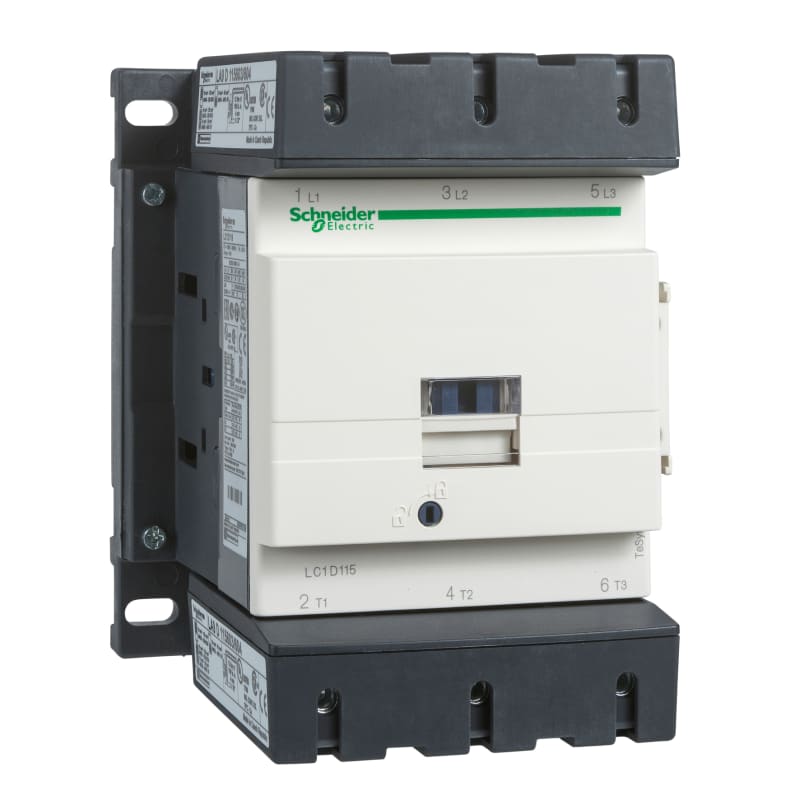 Schneider TeSys D Contactor LC1D115 115A 3P 220V AC Coil