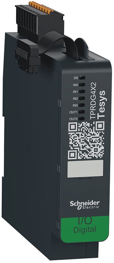Schneider Electric TPRDG4X2 Digital IO module, TeSys island, 4 inputs, 2 outputs