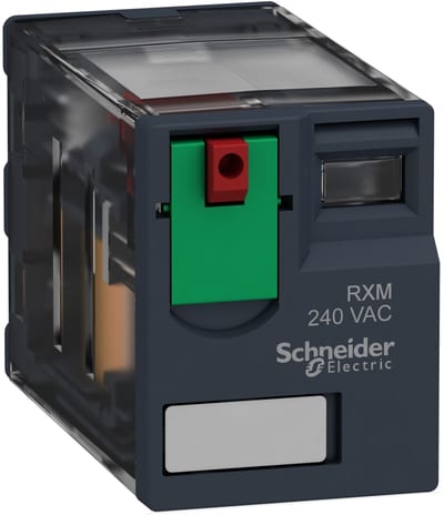 Schneider Electric Miniature plug-in relay, 6 A, 4 CO, 48 V AC RXM4AB1E7