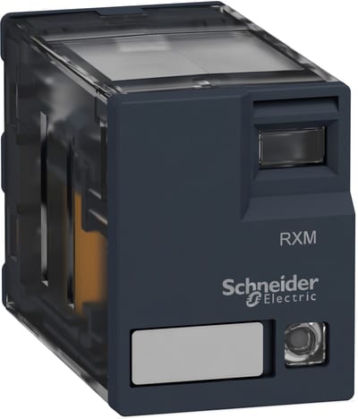 Schneider Electric Miniature Plug-in relay - Harmony RXM 4 C/O 120 V AC 6 A with LED RXM4AB3F7
