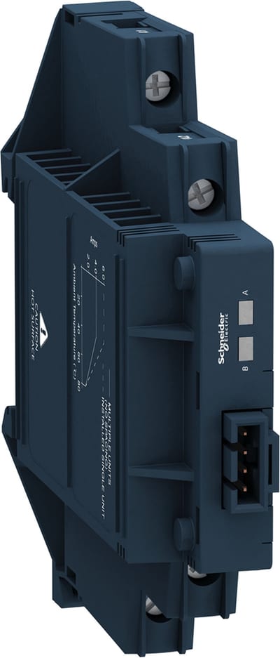Schneider Electric Solid state modular relay, 6 A, zero voltage switching, input 4...32 V DC, output 24…280 V AC SSM2A16BD