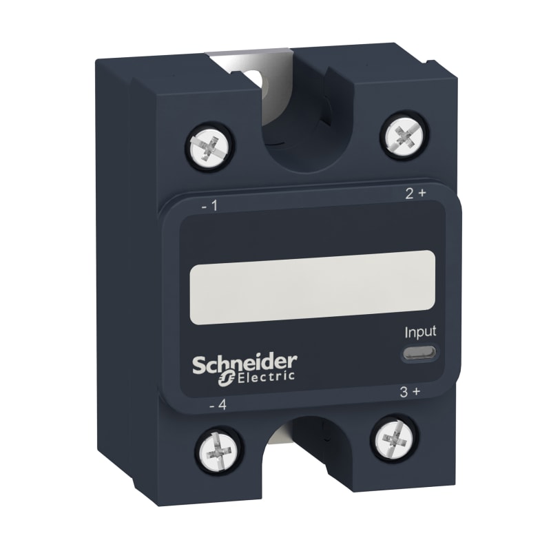 Schneider Electric solid state relay - panel mounting - input 4-32V DC, output 48-660 V AC, 75A SSP1A475BD