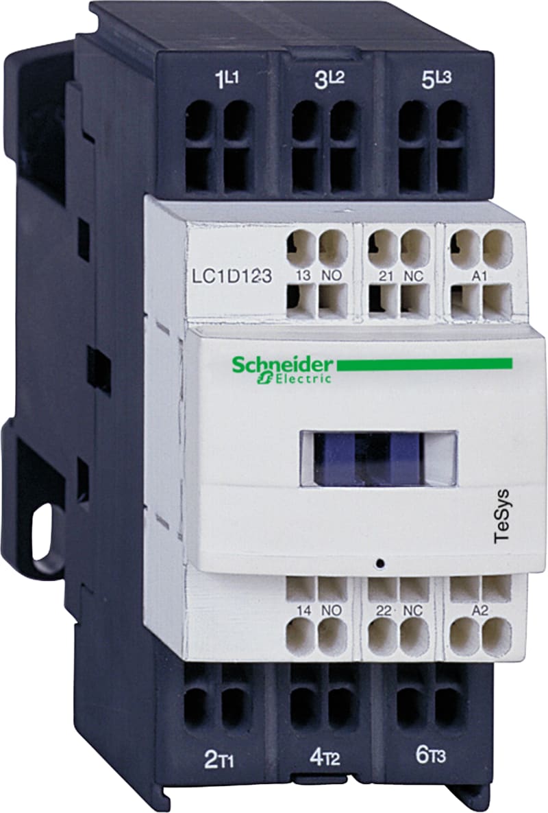 Schneider Electric TeSys D contactor - 3P(3 NO) - AC-3 - <= 440 V 32 A - 220 V AC coil LC1D323M7
