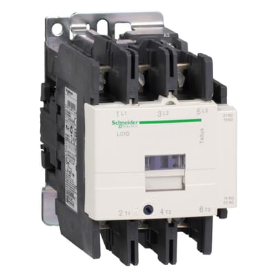 Schneider TeSys D Contactor LC1D80 80A 3P 220V AC Coil