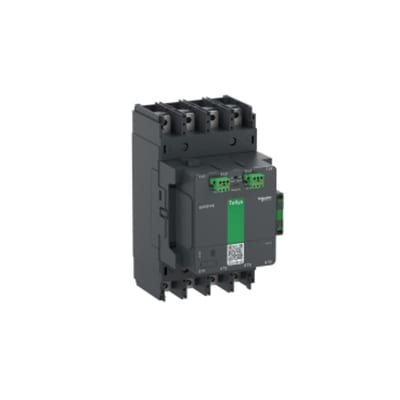 Schneider Electric High power contactor, TeSys Giga, 4 pole (4NO), AC-1 <=440V 275A, advanced version, 200…500V wide band AC/DC coil LC1G1504LSEA