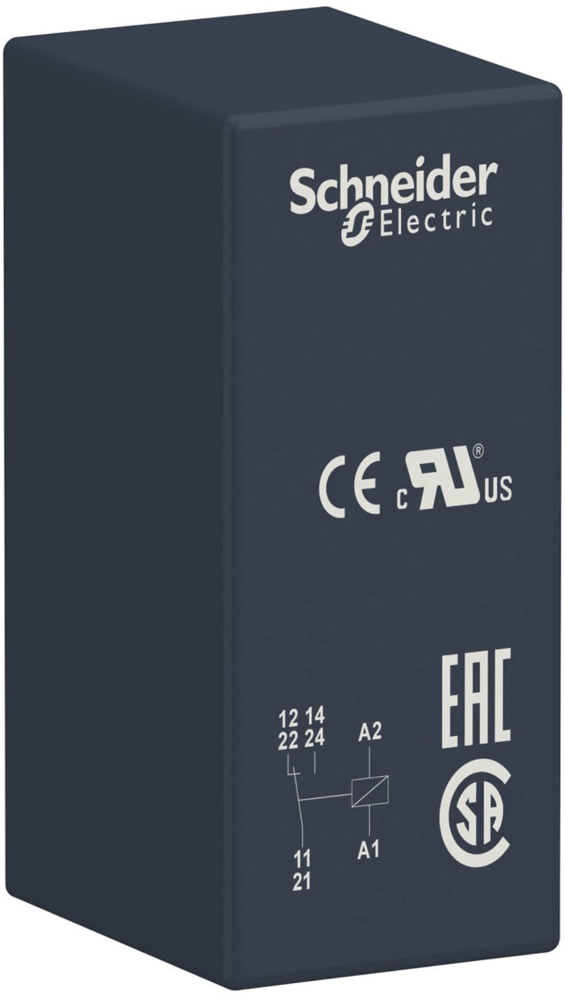 Schneider Electric Interface plug-in relay, 16 A, 1 CO, 230 V AC RSB1A160P7