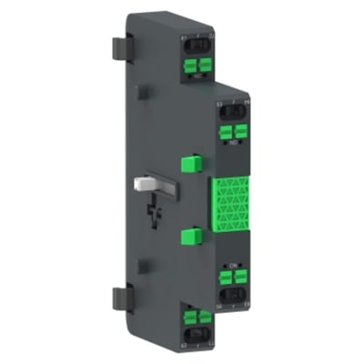 Auxiliary contact block 1NO+1NC spring