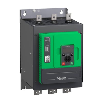 Schneider Electric Soft starter, Altistart 480, 170A, 208 to 690V AC, control supply 110 to 230V AC ATS480C17Y
