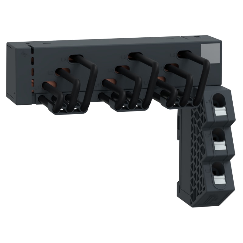 3 avgan. RF busbar GV2 63A Snap-In (GV2G3RA)