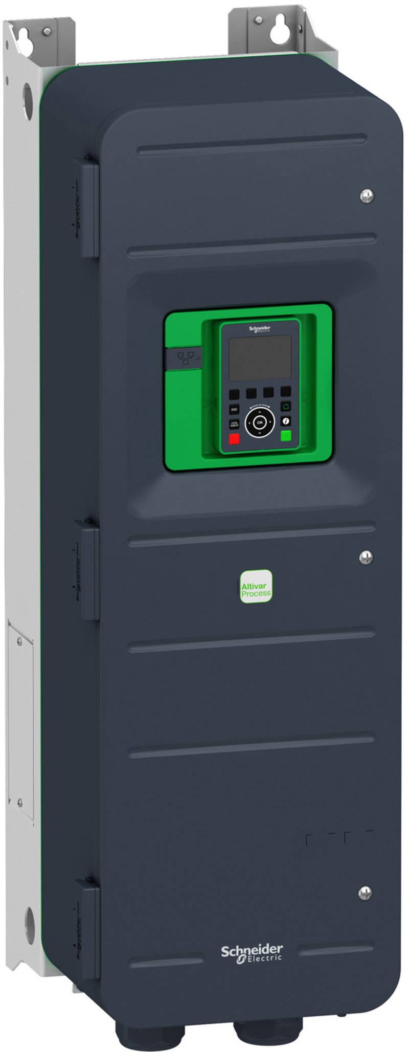 Schneider Electric variable speed drive, Altivar Process ATV900, ATV950, 45kW, 400 to 480V, with braking unit, IP55 ATV950D45N4