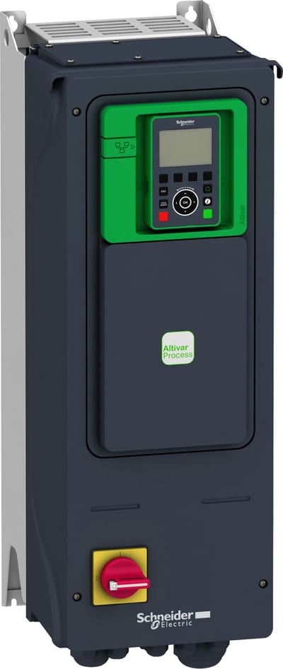 Schneider Electric variable speed drive, ATV950, 15kW, 400/480V, w braking unit/switch, IP55 ATV950D15N4E