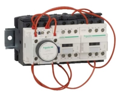 Schneider Electric TeSys D - star delta starter - 3 x 3P (3 NO) - 12 A - 230 V AC coil LC3D12AP7