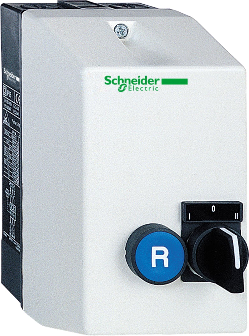 Schneider Electric TeSys LE - enclosed DOL starter - 9 A - 230 V AC coil - reset LE1D09P7A05