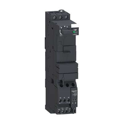 Schneider Electric Reversing power base, TeSys U, 3P, 38A/690V, coil 24V DC LU2B38BL