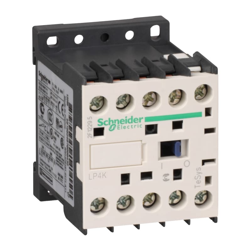 Schneider Electric TeSys K contactor - 3P - AC-3 <= 440 V 6 A - 1 NO aux. - 24 V DC coil LP4K0610BW3