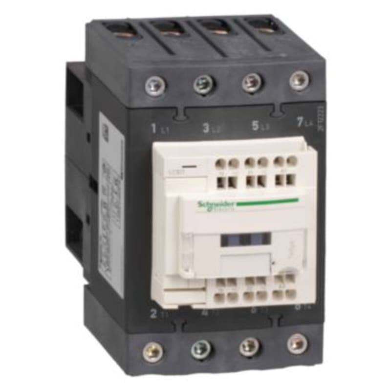 Schneider Electric TeSys D contactor - 4P(4 NO) - AC-1 - <= 440 V 80 A - 230 V AC 50/60 Hz coil LC1DT80A3P7