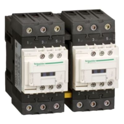 Schneider Electric TeSys D reversing contactor - 3P(3 NO) - AC-3 - <= 440 V 65 A - 110 V AC coil LC2D65AF7