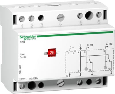 Schneider Electric CDS - single phase load-shedding contactor - 2 channels A9C15908