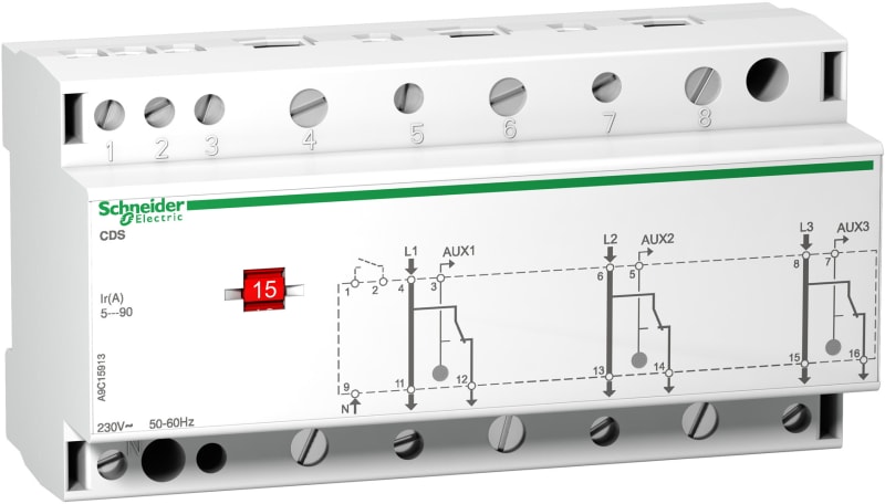 Schneider Electric CDS - three phase load-shedding contactor - 1 channel per phase A9C15913