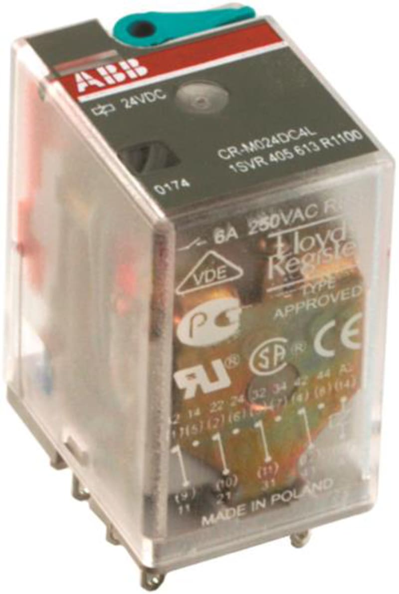 Plug-in relay CR-M012DC4 (1SVR405613R4000)
