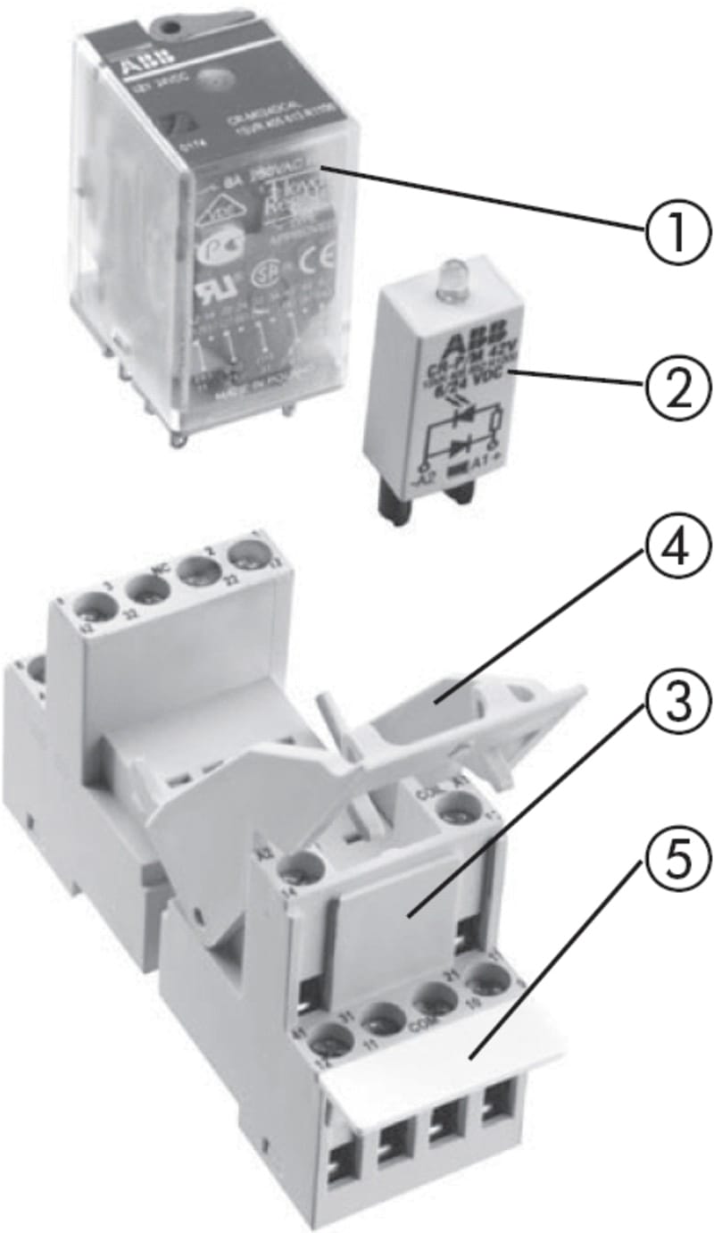 Plug-in Relay CR-M024AC4