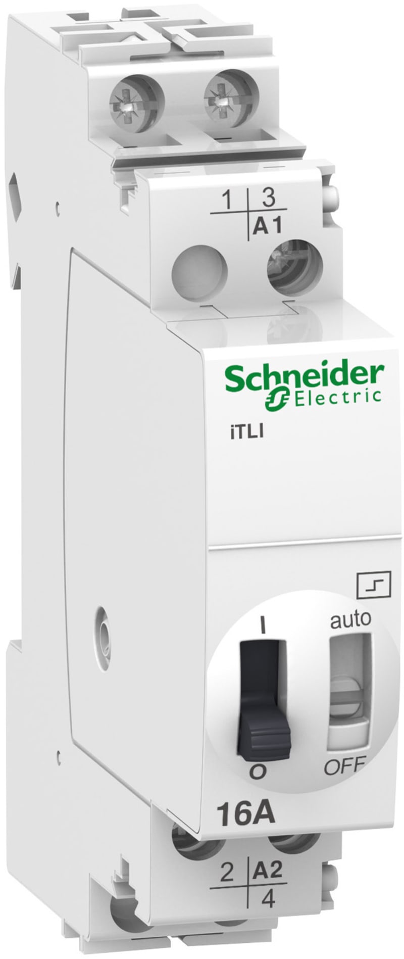 Schneider Electric impulse relay iTLI - 2P - 1NO+1NC - 16A - coil 130 VAC 50/60HZ- 48 VDC A9C30315