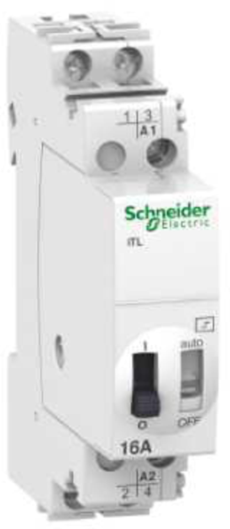 Schneider Electric impulse relay iTL - 2P - 2 NO - 16A - coil 12 VAC 50/60HZ- 6 VDC A9C30012