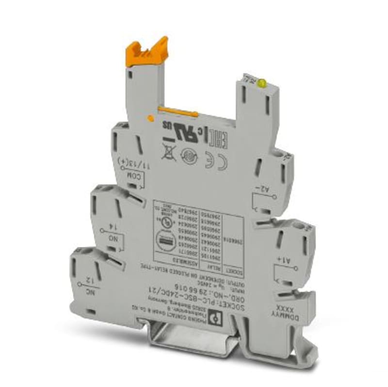 Relay Plinth 1 Changeover 6,2mm (plc-BSC- 24DC/21)