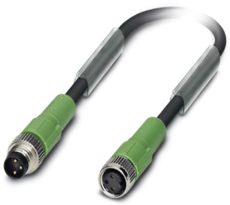 M8 Cable - 3PIN,5.0M,PUR (SAC-3P-M 8MS/ 5,0-PUR/M 8FS)