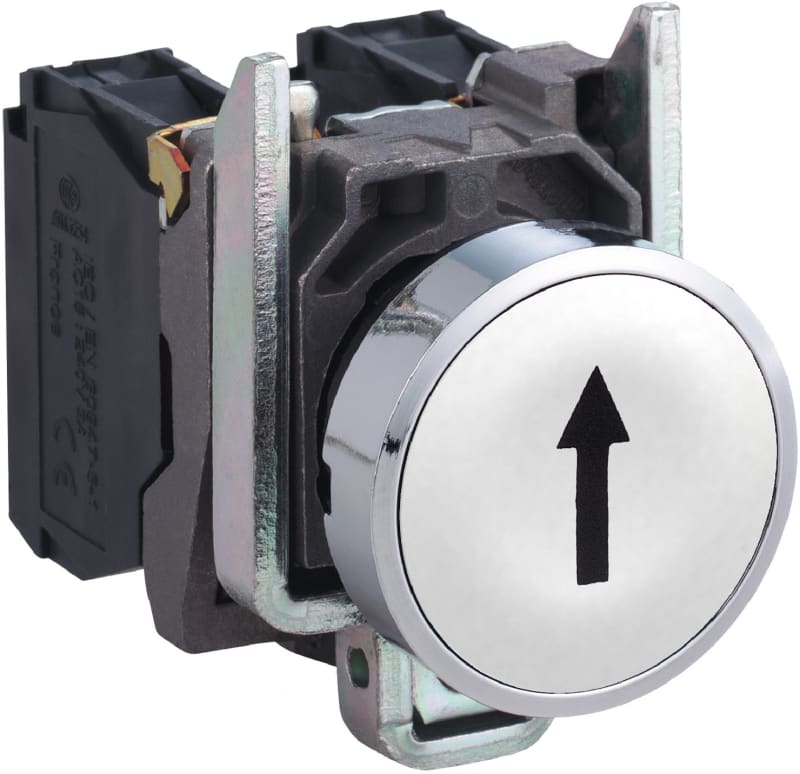 PUSH-Button White 1NO (black Arrow) (XB4BA3341)