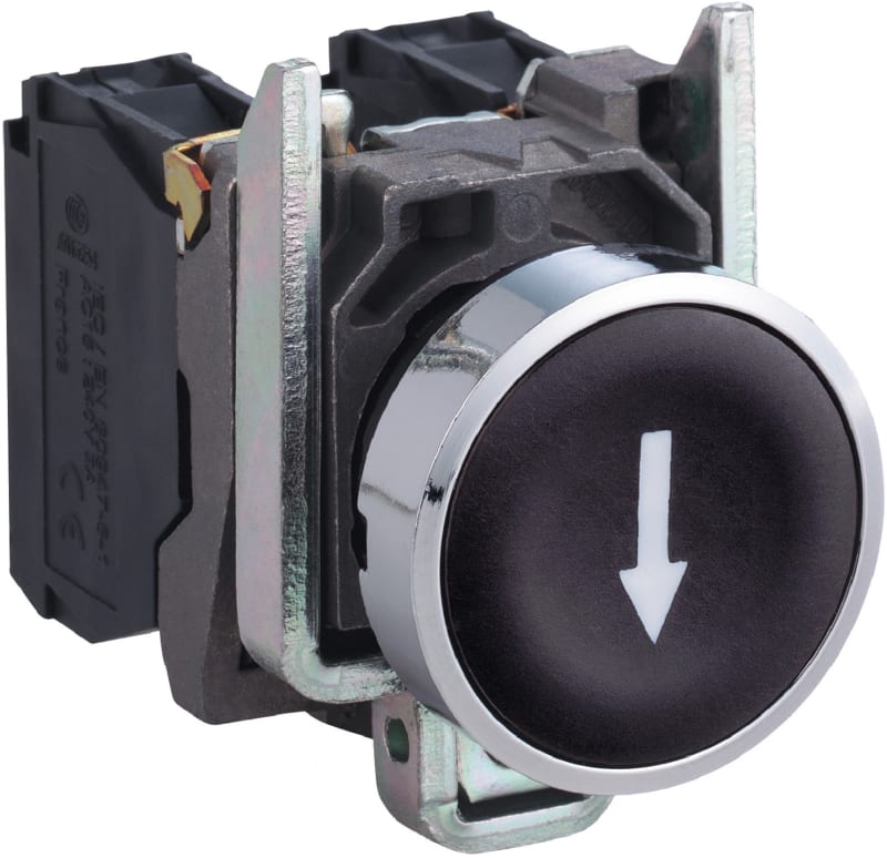 PUSH-Button Black 1NO (white Arrow) (XB4BA3351)