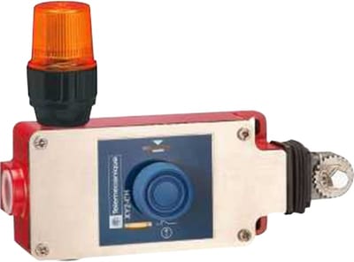 Telemecanique XY2CH13293H29 Emergency Stop Rope Pull Switch, 30 m Rope Span, 2 NC + 1 NO, M20 entry