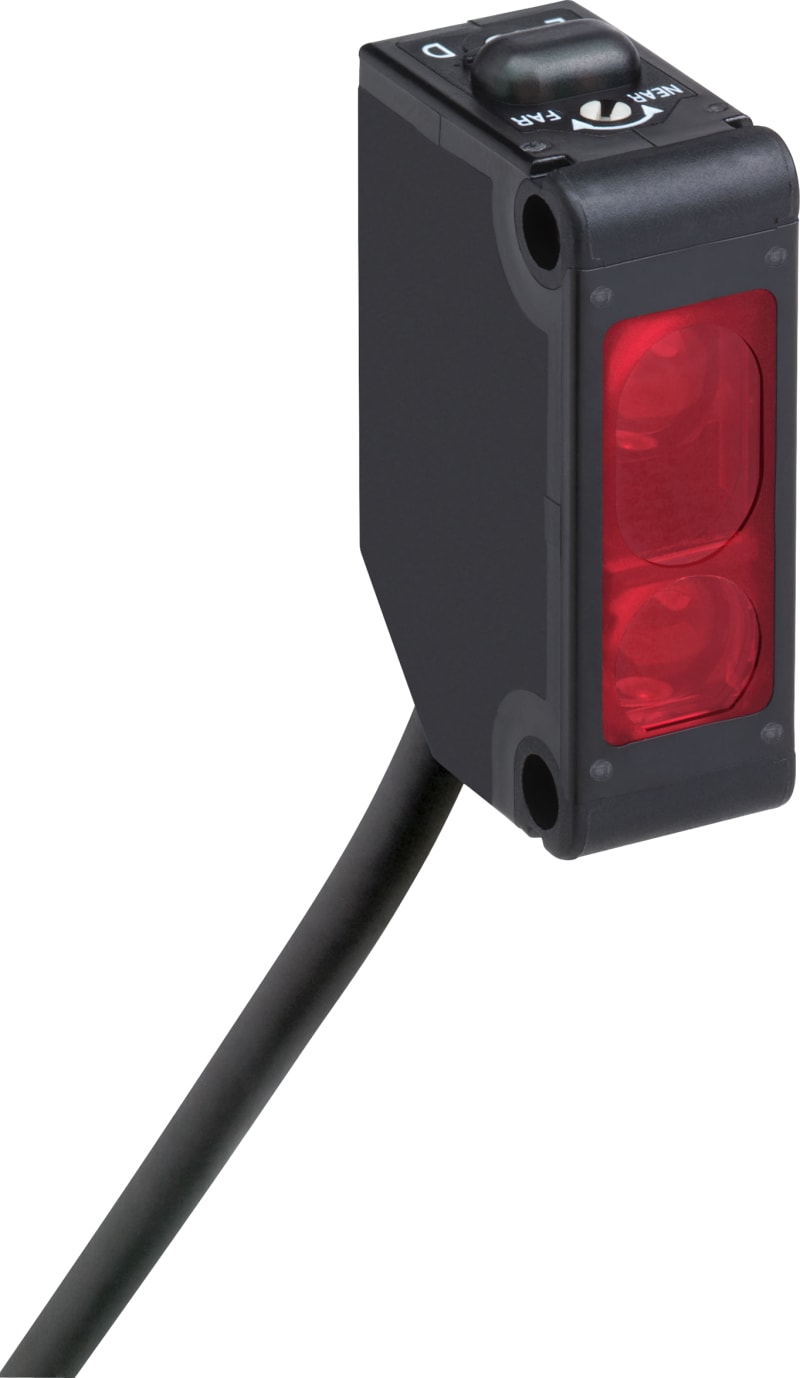 Telemecanique XUM8APCNL2 Photoelectric Sensor, Diffuse with Background Suppression, 2 m cable