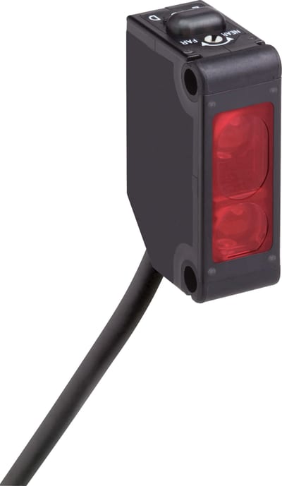Telemecanique XUM8APCNL2 Photoelectric Sensor, Diffuse with Background Suppression, 2 m cable