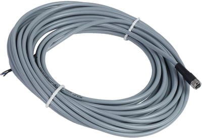 Telemecanique XZCPV0566L10 Sensor Cable, M8 female, 3-pin, PVC, 10 m