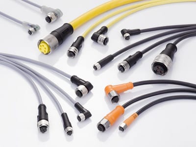 Telemecanique XZCPV1541L2 Sensor Cable, M12 male, 4-pin, PVC, 2 m
