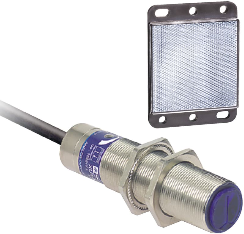 Telemecanique XU9M18MA230 Photoelectric Sensor Ø18 mm, Polarised Reflex, 230 V AC, NO