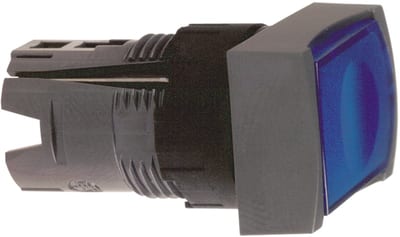 Schneider Electric Harmony XB6 ZB6DW6 Blue Rectangular Illuminated Push-Button Head 16 mm