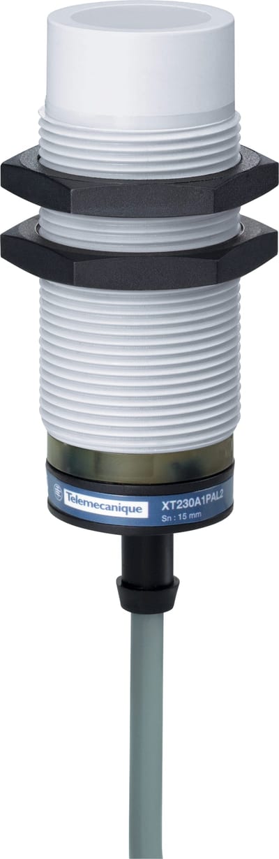 Telemecanique XT230A1FBL2 Capacitive Proximity Sensor Ø30 mm, AC 2-Wire, 2 m cable