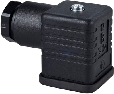 Telemecanique XZCC43FCP40B Field-Wireable Connector, Female, Angled, Metal