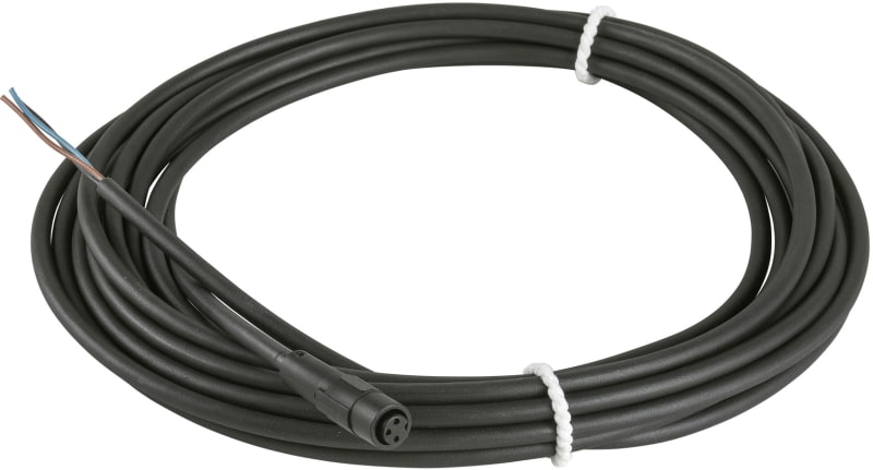 Telemecanique XZCP0166L5 Sensor Cable, M8 female straight, 3-pin, 5 m