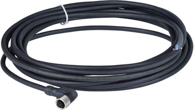 Telemecanique XZCP0666L10 Sensor Cable, M8 female angled, 3-pin, 10 m