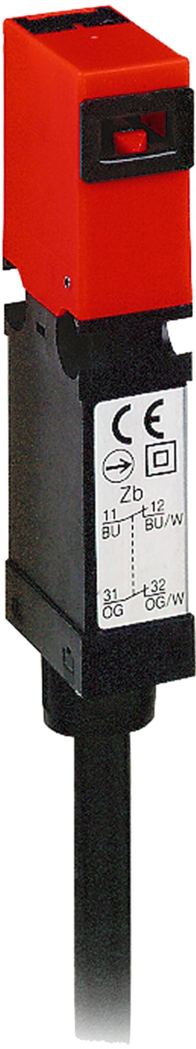 Telemecanique XCSMP79L2 Key-Operated Safety Interlock Switch, 2NC, Plastic, 2 m Cable