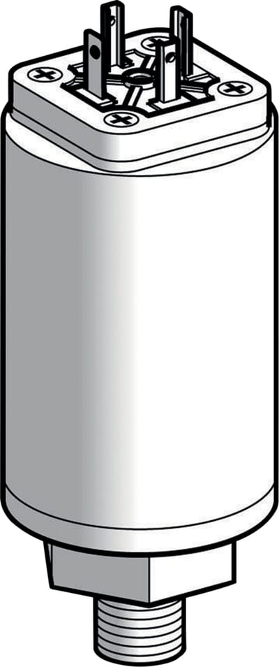 Telemecanique XMLDM02V1S11 Dual-Stage Vacuum Switch, −0.12 to −1 bar, Fixed Differential
