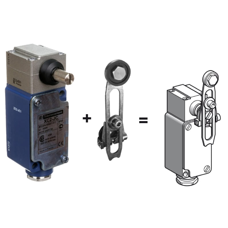 Limit switch metal 1C/O (XC2JC10531)